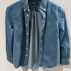 Polo Ralph Lauren Kids Blue Denim Shirt